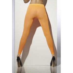 Legging opaque, orange fluo