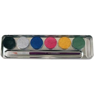 Palette en métal 6 fards perlés - Set De Maquillage 