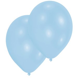 Fête d'anniversaire / Fête bébé - Set de 10 (bleu clair)