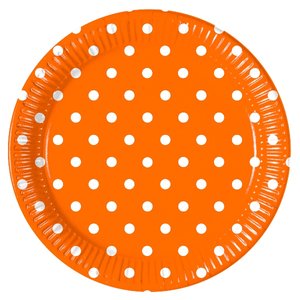 Orange Dots (8er Set)