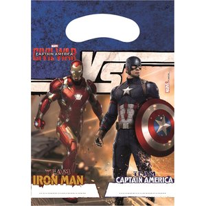 Captain America Civil War (6 pièces)