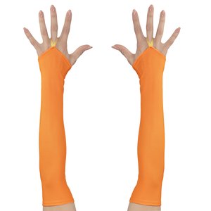 Années 80 - orange fluo sans doigts