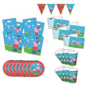 Peppa Pig: Box per il compleanno per 8 bambini