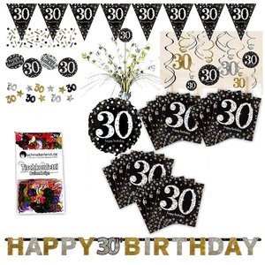 Glitter Party: Box pour le 30ème anniversaire pour 16 invités