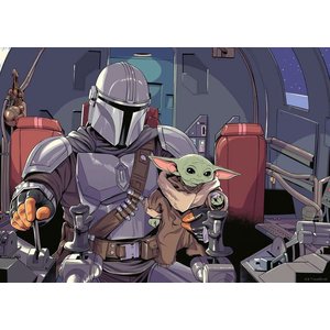 Star Wars - The Mandalorian: Cartoon (1000 pièces)