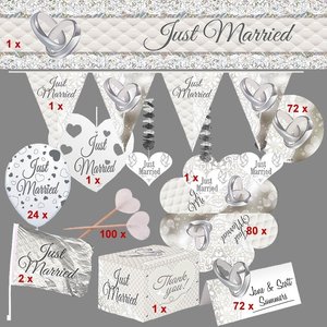 Just Married: Hochzeits-Box für 72 Gäste