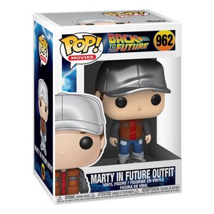 POP! - Retour vers le Futur: Marty in Future Outfit - Silver Cap