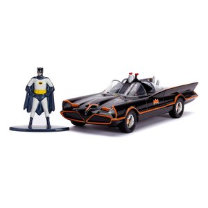 Batman: 1966 Classic Batmobil 1/32 con figura