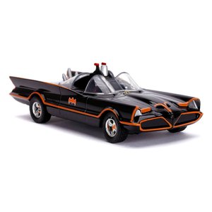 Batman: 1966 Classic Batmobil 1/32 avec figure