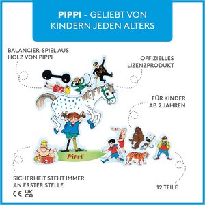 Pippi Langstrumpf: Balance-Spiel