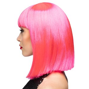 Neon pink Long Bob - Dance