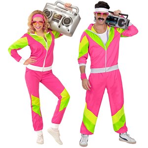 80er Jahre - Neon Trainingsanzug