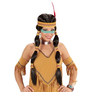 Donna indiana Squaw con fascia