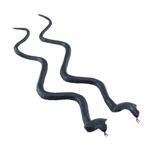 Schwarze Kobraschlangen - 2 Stück