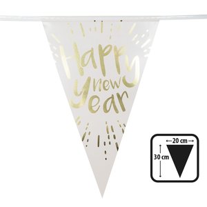 Chaîne de fanion - Nouvel An - Happy New Year