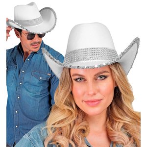 Cowgirl glitterata: Bianco