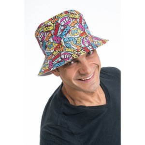 Bucket Hat: 90er Jahre Onomatopoesie