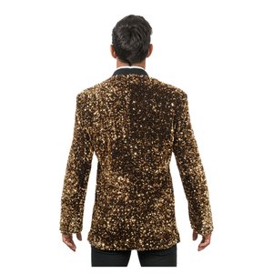 Veste à paillettes - bronze