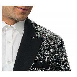 Veste à paillettes - Argent