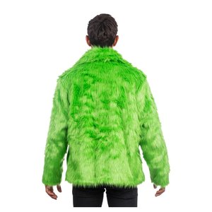 Veste - fourrure artificielle: vert