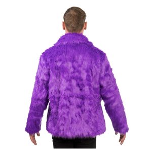 Veste - fourrure artificielle: violet