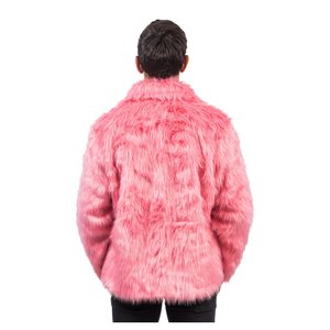 Veste - fourrure artificielle: rose