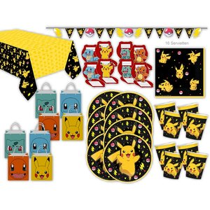 Pikachu: Geburtstags-Box für 8 Kinder