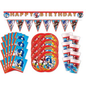 Sonic: Box d'anniversaire pour 8 enfants