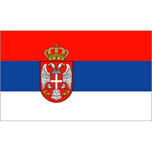 Serbien mit Adler 